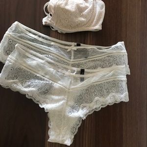 NWOT Victoria’s Secret bra and matching panties